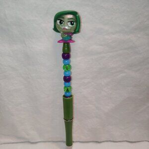 Disney Doorable- Disgust - Handmade Beaded Pen Inside Out